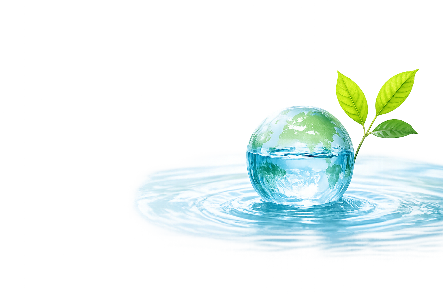 地球と水と緑